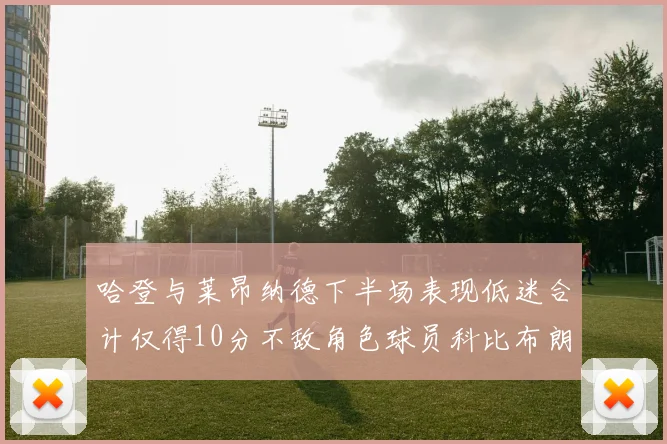 哈登与莱昂纳德下半场表现低迷合计仅得10分不敌角色球员科比布朗